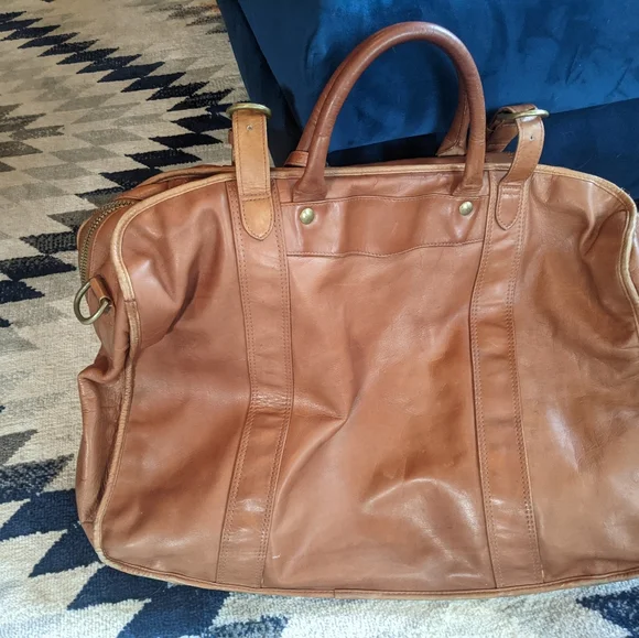 Tumi Dakota Steer Hide Large Large Travel Bag - Picture 2 of 11